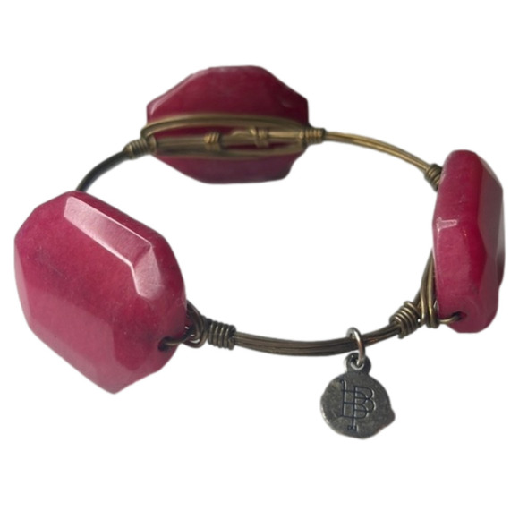 𝅺BOURBON and Bowties Dusty Rose Bangle - Picture 1 of 10
